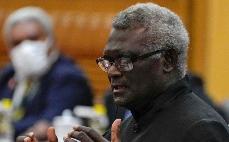  Solomon Islands Opposition Parties Combine in Race...