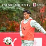 LIVE: TRAINING AHEAD OF SLOVAN BRATISLAVA V AC MILAN