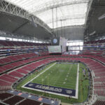 Metal fragment falls from AT&T Stadium roof after opening before Texans-Cowboys game