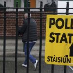 Exit poll shows three-way split in Irish parliamentary election