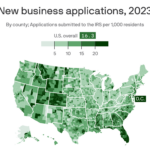 Where Americans are starting new businesses