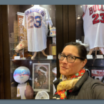 Monica was at the Chicago Sports Museum