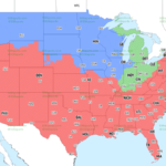 Colts vs Lions TV coverage map in NFL Week 12