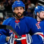 New York Rangers forward Vincent Trocheck trending after inappropriate gesture towards the Sharks