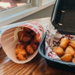 I tried cheese curds from Culver’s, Zaxby’s, and Freddy’s, and I found the best in the Midwest