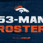 Broncos’ updated 53-man roster after recent moves