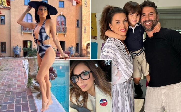  Eva Longoria — who stumped for Kamala Harris...