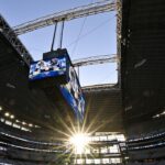 Debris falls from roof at home of Cowboys before game against Texans