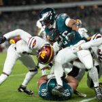 Commanders-Eagles: Behind Saquon Barkley, Philly shakes off sluggishness in 2nd half to top Washington, 26-18