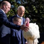 Biden grants clemency to Peach and Blossom at annual White House turkey pardon