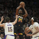 NBA Cup: Kevin Durant, Bradley Beal return to lead Suns past Lakers as Rockets clinch knockout round berth