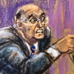 Courtroom sketch artist describes Giuliani’s behavior inside court