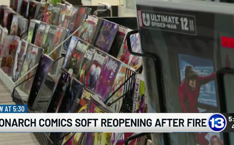  Monarch Comics hosts soft reopening after fire des...