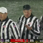 WATCH: Ref bloodied as brawl breaks out between NC State and East Carolina in final minute of Military Bowl