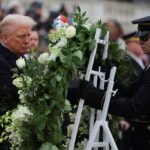 WATCH: Trump lays wreath at Arlington National Cemetery’s Tomb of the Unknown Soldier