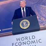 I was in the packed hall at Davos to hear Trump speak. The audience went from laughter to silence in seconds.