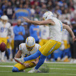 Chargers kicker Cameron Dicker’s enormous gaffe allows Texans to return blocked extra-point