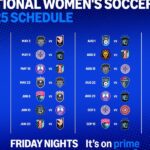 Prime Video will stream 27 NWSL games in 2025. Check out the full schedule.