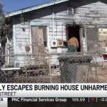 Laredo family escapes burning house near E Price S...