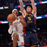 Shai Gilgeous-Alexander scores 52, but Warriors stun Thunder