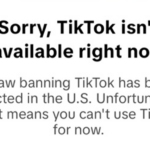 TikTok shouts out Trump as app goes dark for millions of users across US