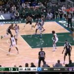 Khris Middleton sets up the nice finish