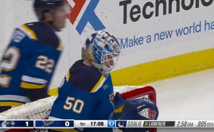  Conor Garland with a Goal vs. St. Louis Blues