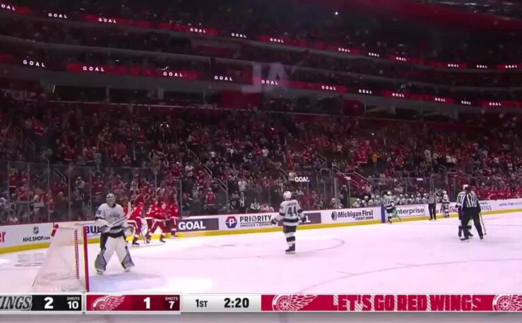  Lucas Raymond with a Goal vs. Los Angeles Kings