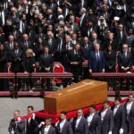 Trump Held Court at Pope’s Funeral as Politics, Ritual Collided
