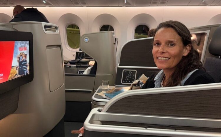  We flew business class on one of the world’s...