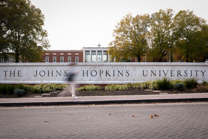  Johns Hopkins: About a dozen students have visas r...