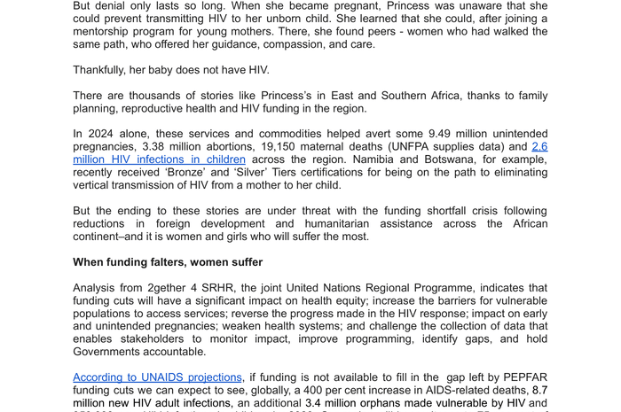  Africa wins when we prioritise women’s health. H...