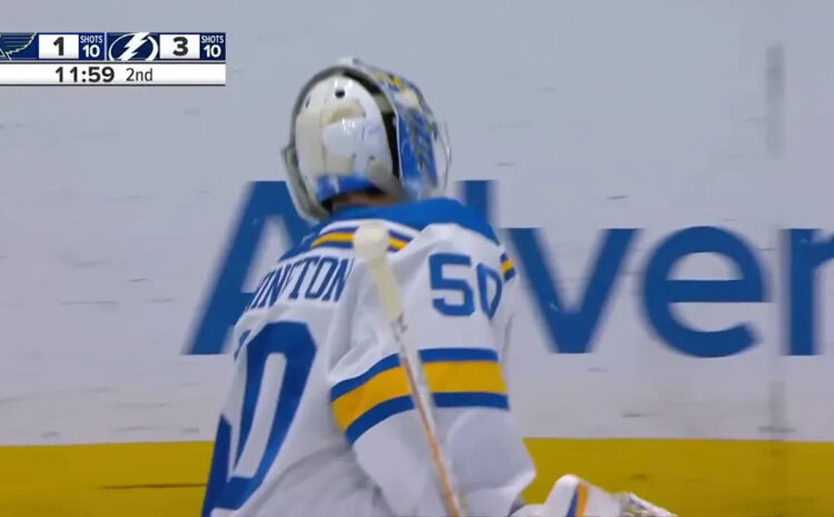 Anthony Cirelli with a Goal vs. St. Louis Blues